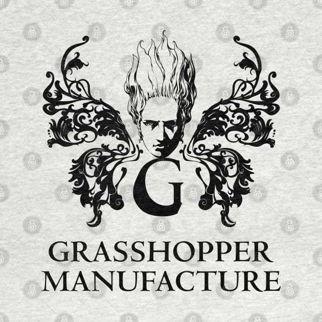 Grasshopper Manufacture Merch Grasshopper Manufacture Logo by Thomas-Mc